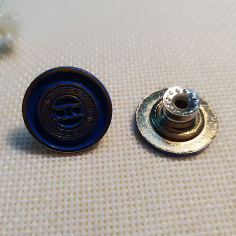 KZT--HJNK029 Metal button  Jeans button  Moving button brass button for Garment Bags 