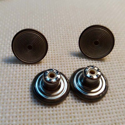 KZT--TNK012 Coston logo Metal button denim button Shank button brass button