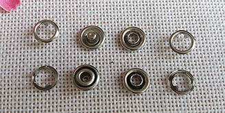 #222 Five prongs snap button