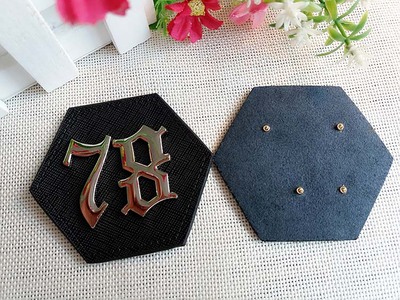 HJBP004-1wholesale customized shape alloy badge 