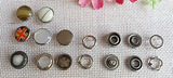#333 Pearl Five Prongs Snap button